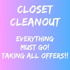 CLOSET CLEANOUT
